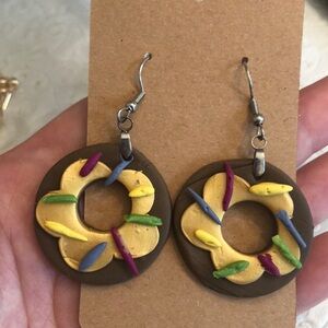 Donut earrings
